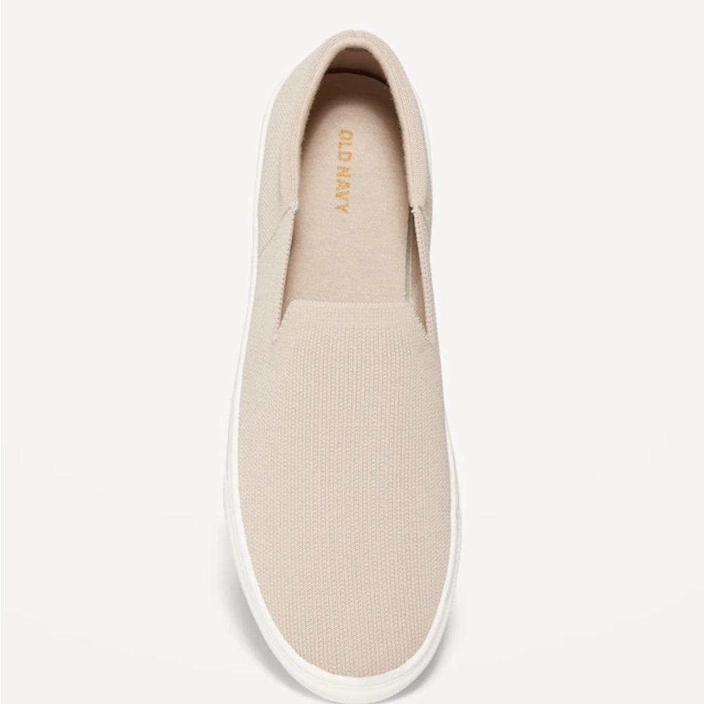 Old Navy Beige Slip-On Sneakers - Picture 2 of 8